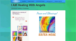 Desktop Screenshot of iamhealingwithangels.com